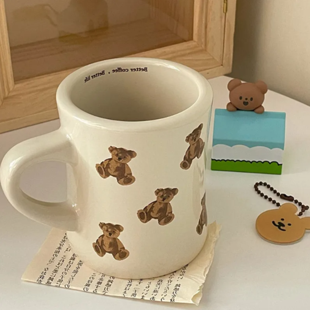 Lovely Cartoon Style Animal Friends Mugs (330ml/11.15oz)