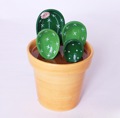 Cactus Measuring Spoon and Cup Set for Cooking/Kitchen/Measuring