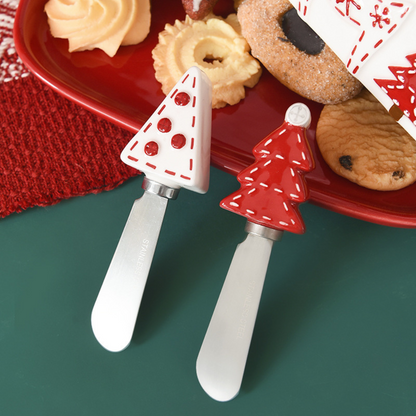 Christmas Butter Dish/ Christmas Butter Knife for Christmas Party/Event