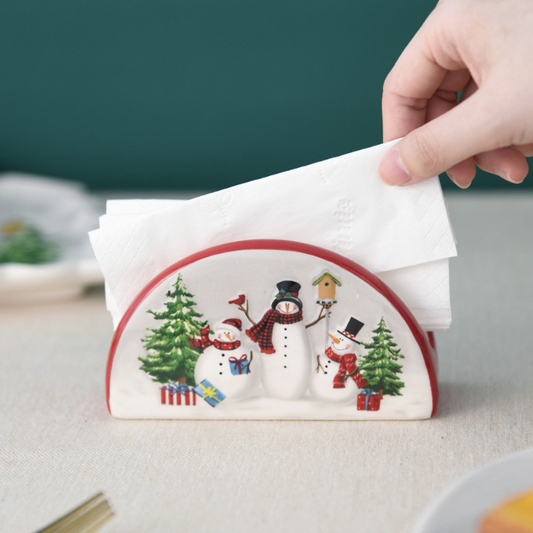 Festive Christmas Napkin Holder – Holiday Cheer for Your Table