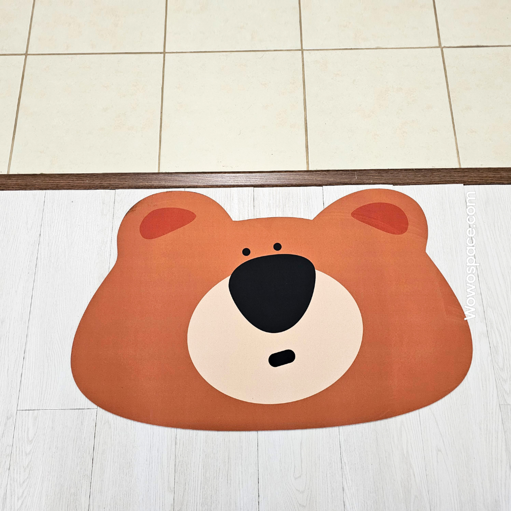 Adorable Baby Bear Mats Rugs for Home Decor/Bath/Doormat (80cm x 50cm / 31.49"x19.68")