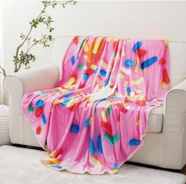 Donut Throw Blanket for Living Room Decor (150cm*150cm)(59.05"*59.05")