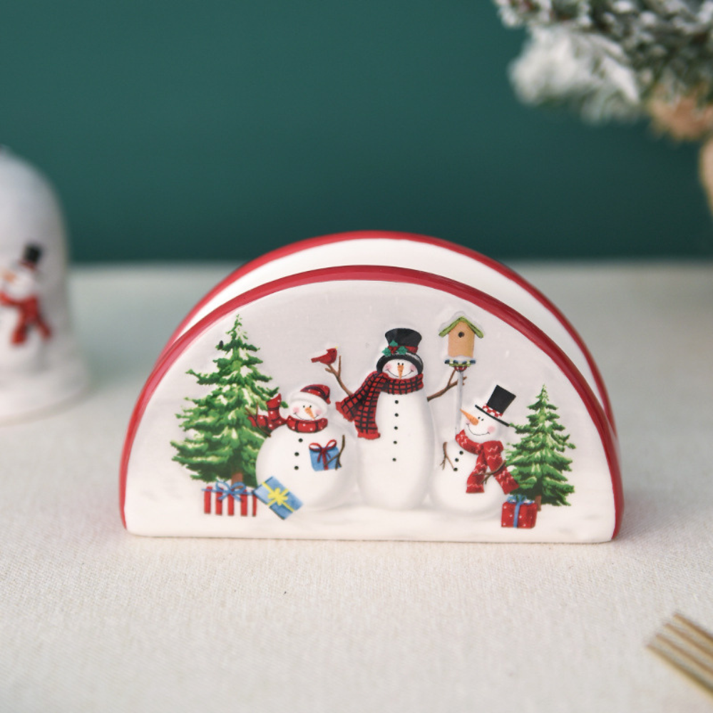 Festive Christmas Napkin Holder – Holiday Cheer for Your Table