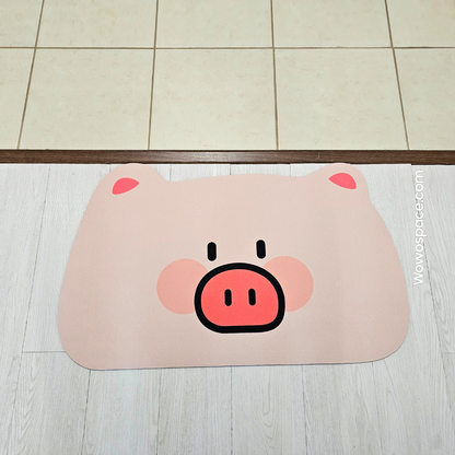 Adorable Baby Pig Mats Rugs for Home Decor/Bath/Doormat (80cm x 50cm / 31.49"x19.68")