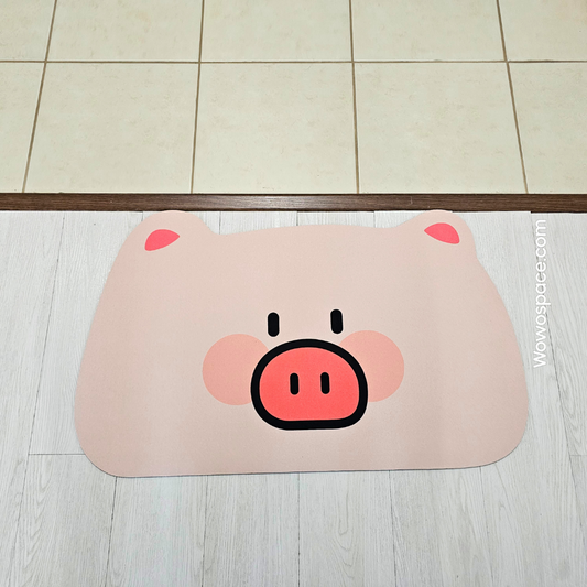 Adorable Baby Pig Mats Rugs for Home Decor/Bath/Doormat (80cm x 50cm / 31.49"x19.68")