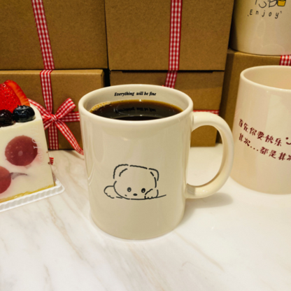 Lovely Cartoon Style Animal Friends Mugs (330ml/11.15oz)