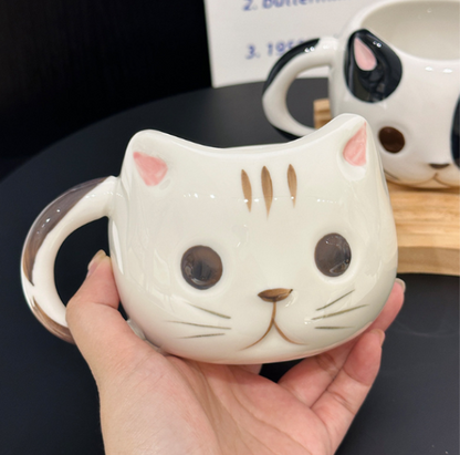 Adorable Spotted Baby Kitten Ceramic/Pottery Mug (430ml/14.54oz)