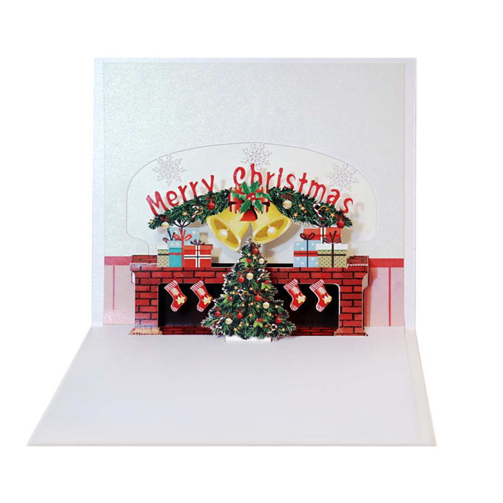 Merry Christmas 3D/Pop-up Cards for Christmas/Birthday/Event/Gift/Mother's day