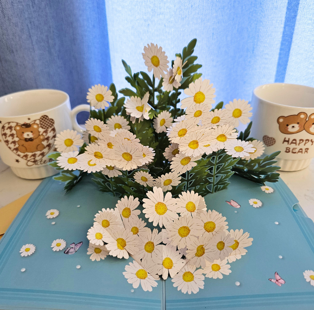 Daisy 3D/Pop-up Cards for Birthday/Event/Gift/Mother's day