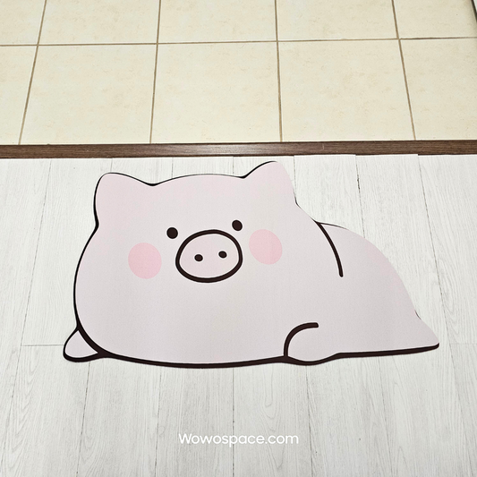 Adorable Baby Pig Mats Rugs for Home Decor/Bath/Doormat (80cm x 50cm / 31.49"x19.68")