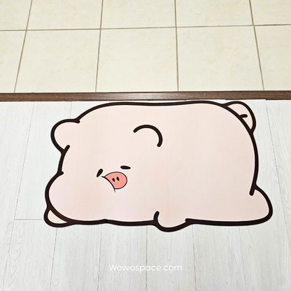 Adorable Baby Pig Mats Rugs for Home Decor/Bath/Doormat (80cm x 50cm / 31.49"x19.68")