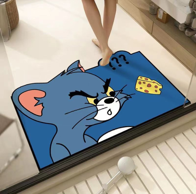 Funny Tom and Jerry Mats and Rugs for Home Decor/Bath/Doormat  80cm x 50cm / 31.49"x19.68"