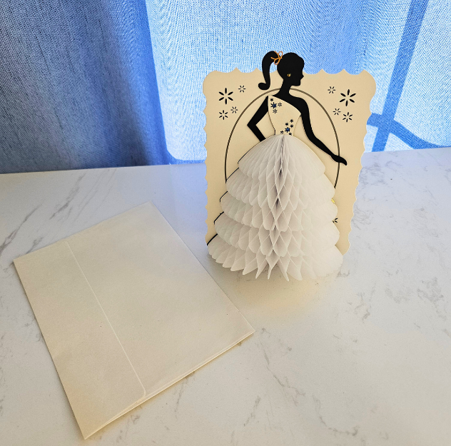 Moonlight Princess 3D/Pop-up Cards for Birthday/Event/Gift/Mother's day