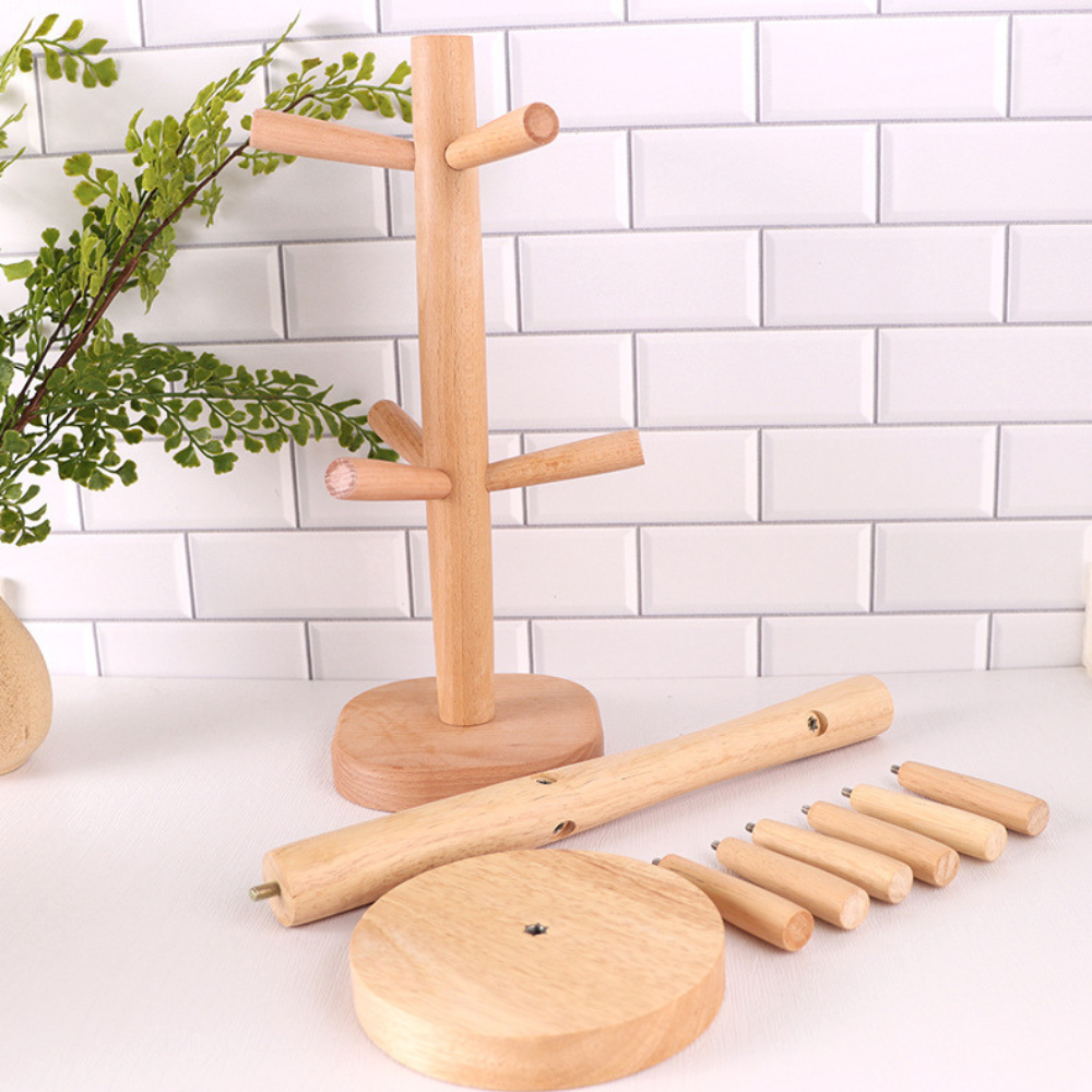 Wooden Cup Holder/Mug Holder/Cup Rack for Kitchen Accessories