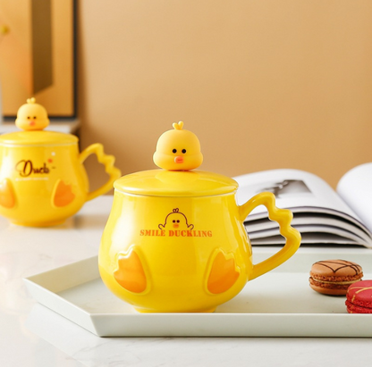 Giftable Cute Duck Mug (450ml/15oz) Cartoon Mug / Character Mug / Mug for Coffee, Milk, Tea