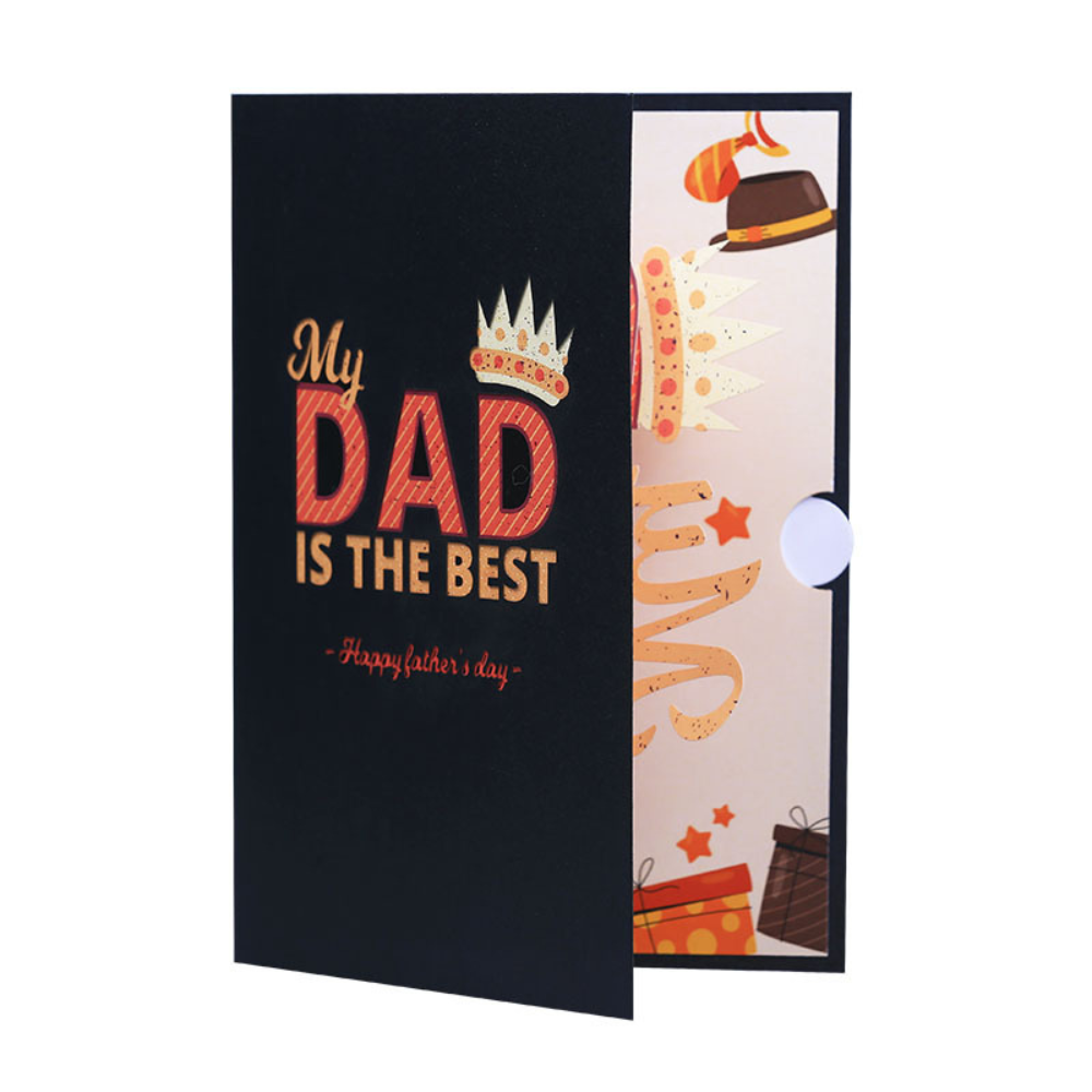 'BEST DAD' 3D/Pop-up Cards for Birthday/Event/Gift/Father's day