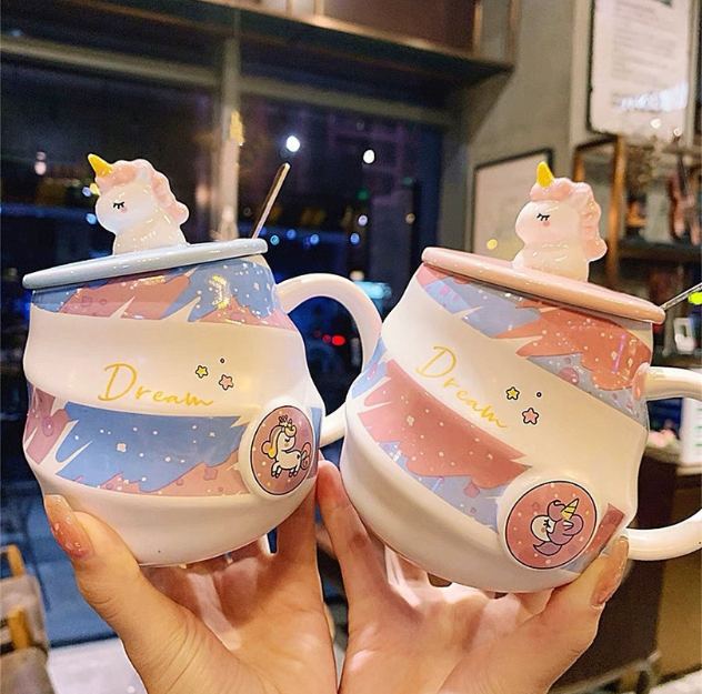 Adorable Magical Unicorn Mug for Kids Gift/Birthday Gift/Coffee/Milk (480ml/16.23oz)