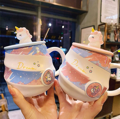 Adorable Magical Unicorn Mug for Kids Gift/Birthday Gift/Coffee/Milk (480ml/16.23oz)