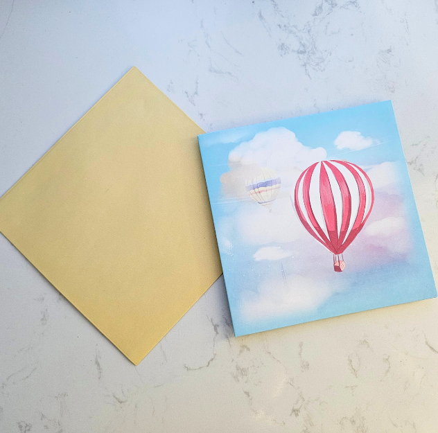 Hot Air Balloon 3D/Pop-up Cards for Birthday/Event/Gift/Mother's day