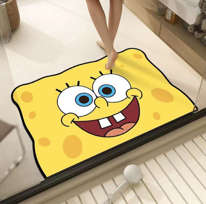 Adorable SpongeBob Mats Rugs for Home Decor/Bath/Doormat 80cm x 50cm / 31.49"x19.68"