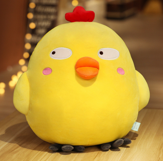 Gazing Baby Chicken Plush Toy for Decor/Throw Pillow/Toy (45cm x 60cm / 17.71"x19.68")