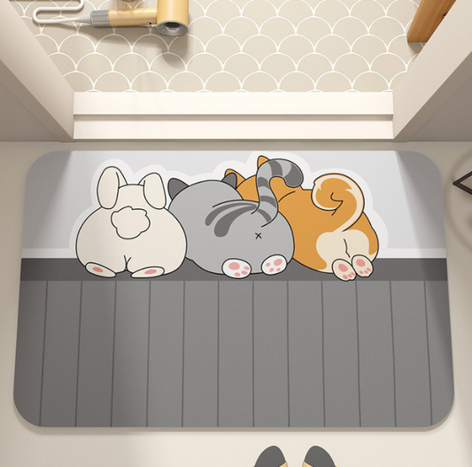 Adorable Baby Animals Mats Rugs for Home Decor/Bath/Doormat 80cm x 50cm / 31.49"x19.68"