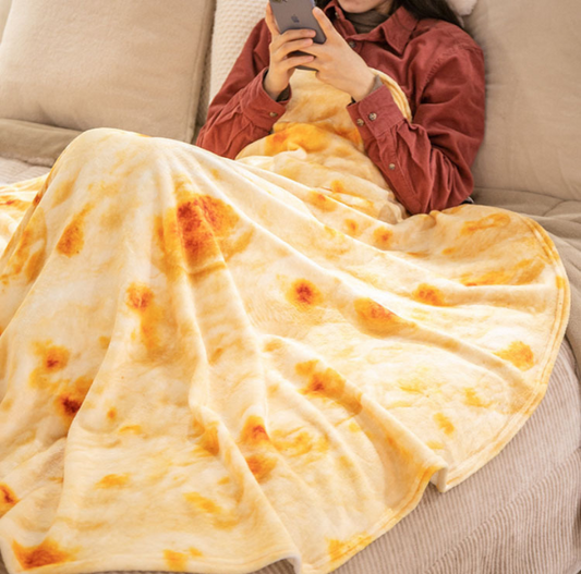 Burrito Wrap Throw Blanket/Cartoon Blanket for Living Room Decor (180cm*180cm)(70.86"*70.86")