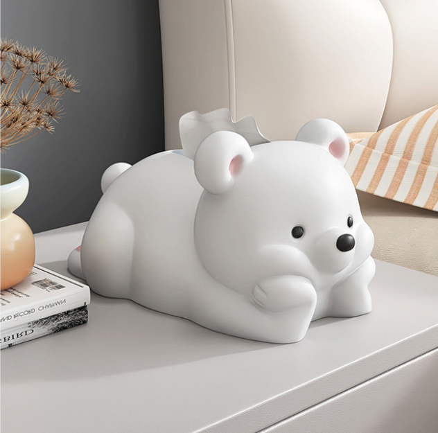 Adorable Baby Teddy Bear Tissue Box/Holder for Bathroom/Dining Room/Table