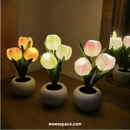 Tulip Lamp Light, Flower Atmosphere Light, Table Lamp, Ambient Lighting