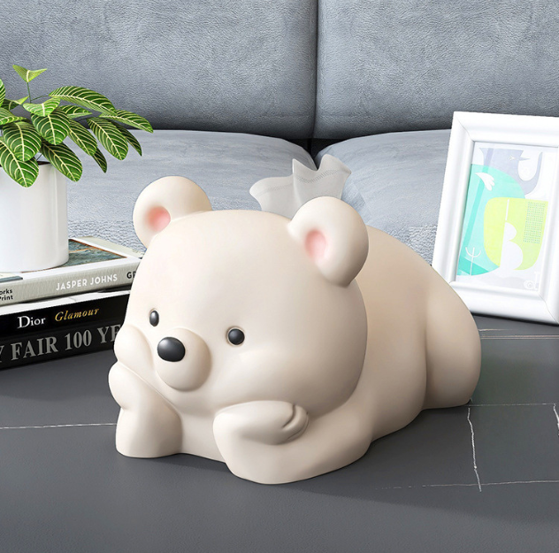 Adorable Baby Teddy Bear Tissue Box/Holder for Bathroom/Dining Room/Table