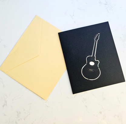 Guitar 3D/Pop-up Cards for Birthday/Event/Gift/Mother's day