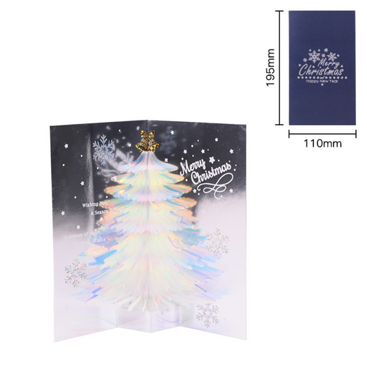 Christmas Tree 3D/Pop-up Cards for Christmas/Birthday/Event/Gift/Mother's day