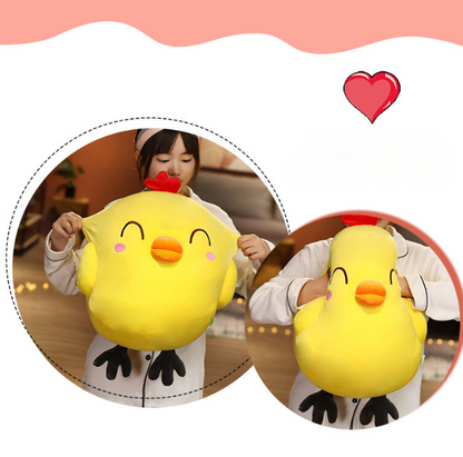 Smiling Baby Chicken Plush Toy for Decor/Throw Pillow/Toy (45cm x 60cm / 17.71"x19.68")