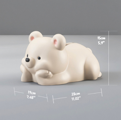 Adorable Baby Teddy Bear Tissue Box/Holder for Bathroom/Dining Room/Table