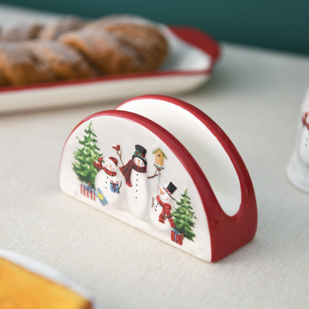 Festive Christmas Napkin Holder – Holiday Cheer for Your Table