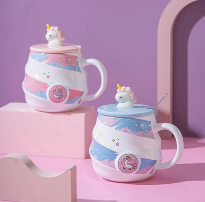 Adorable Magical Unicorn Mug for Kids Gift/Birthday Gift/Coffee/Milk (480ml/16.23oz)