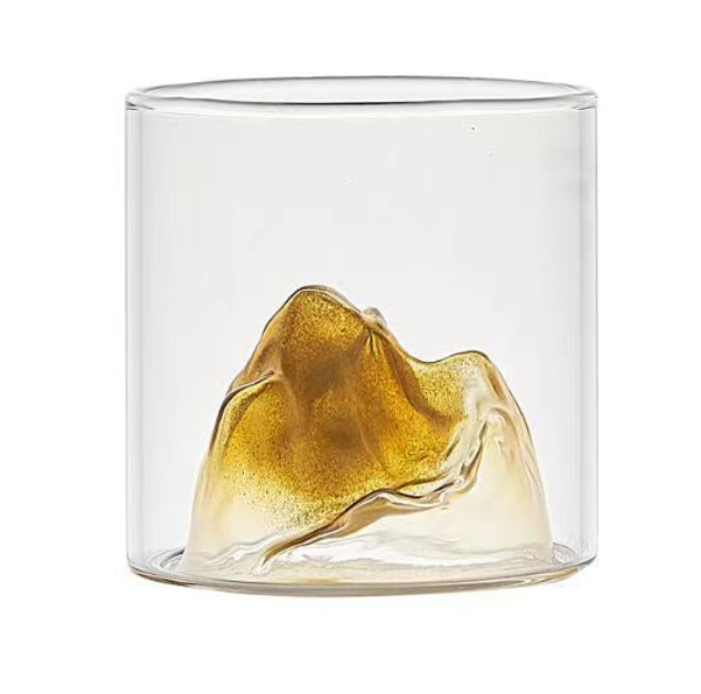 Japanese 3D Mountain Whiskey Glass (175ml/5.73)