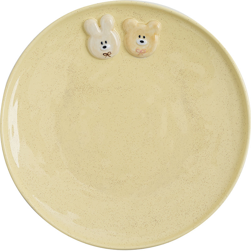 Rabbit&Bear Friendship Plate